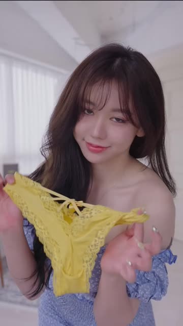 cute model getting dressed