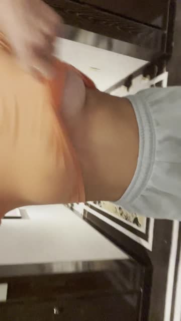 horny exhibitionist coming through [gif]