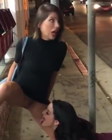 taking a piss in the middle of the sidewalk