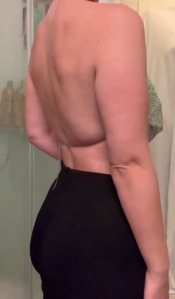 hope this doesn't fall off in the club. dance with me?