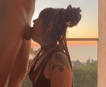 i made my husband get two hotel rooms so i could throat my bull every sunset (oliviajarden)