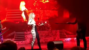 flashing at a concert