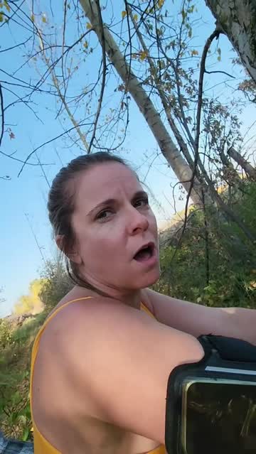 getting it on right on the jogging trail