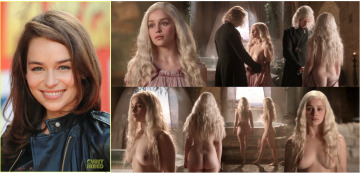 emilia clarke (game of thrones s1e1)