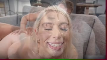 [kay lovely, 22] massive double cumshot in her face