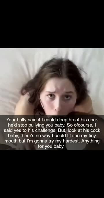 your girlfriend loves you very much and decided to stop your bully.