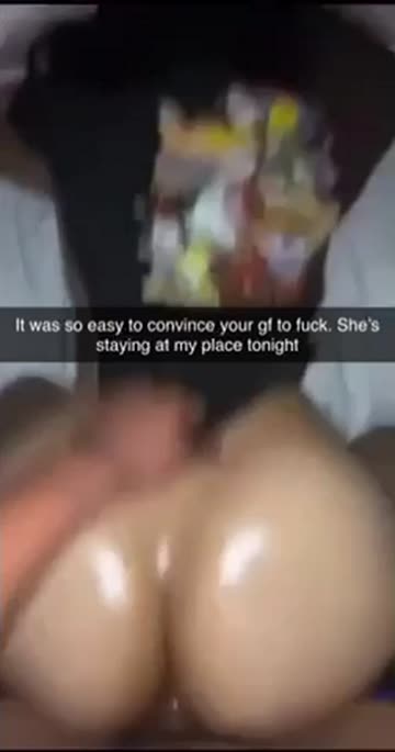 she’s staying at my place