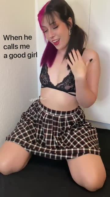 when your goth gf has a praise kink 😇