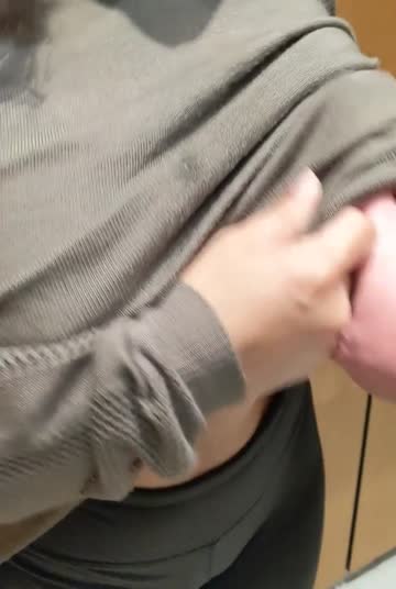 flashing my coworker after happy hour who then gets quite a handful