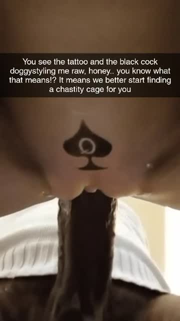 when you first saw your wife's ♠️ tattoo you didn't know what it was supposed to mean and she didn't say anything when you questioned her about it.. now she sends you this and you're starting to understand 😓