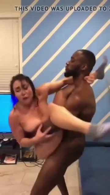 impaling her on his dick.