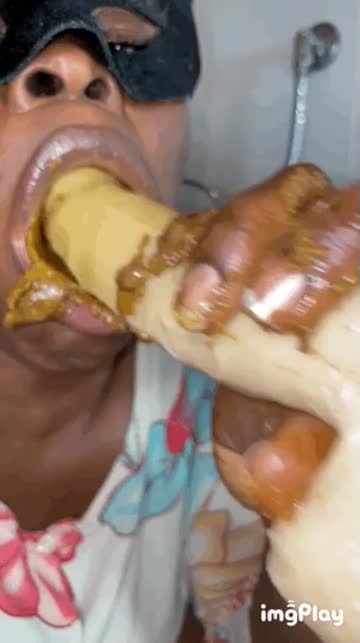 would you love to push my turd down my throat with your cock?