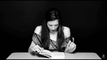 stoya is stunning and her scenes incredible but my fave is this clip of her reading (whilst a hidden female assistant uses a vibrator on her under the table) for hysterical literature. i highly recommend clicking on the redgifs link for sound. 2012