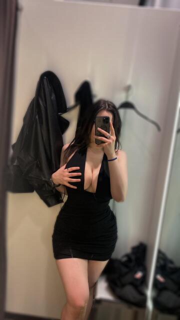 pov: we are planning a hot date night and i’m shopping for the per[f]ect dress