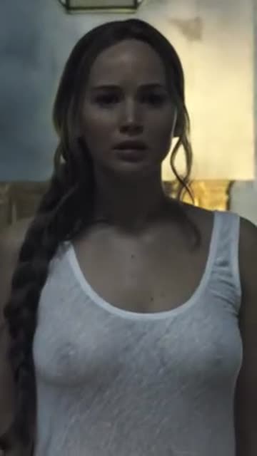 jennifer lawrence in mother (color corrected to make the dress more see through)