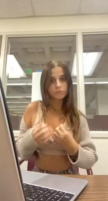 when school gets boring i get horny all the time.. and then stuff like this happens haha… i think my classmate saw me flashing my teen tits