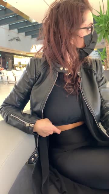 quick stop at the mall [gif]
