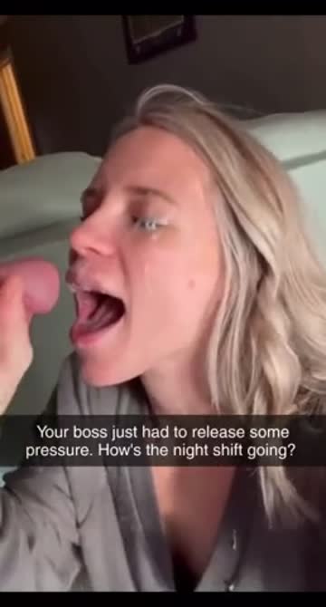 your wife is helping you get a promotion.