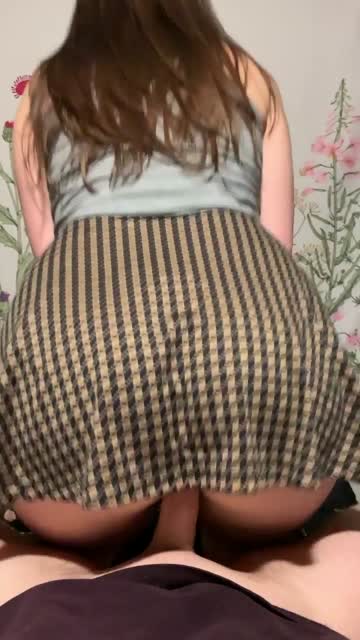 would you fuck me up my skirt?