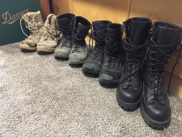 12 years worth of boots