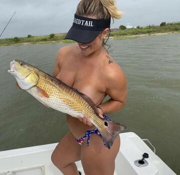 would you go fishing with this smoke show?