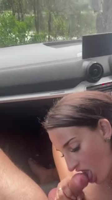 carpark blowjob