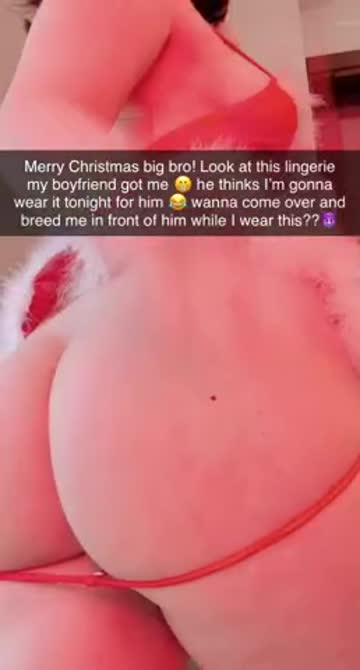 enjoying the gift your sister's boyfriend got her