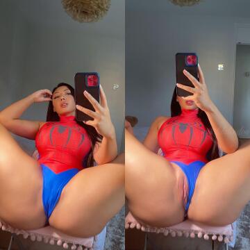 thick latina spidergirl