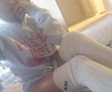 hoodies & thigh highs=comfy