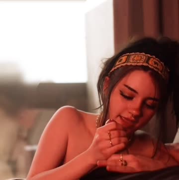 cute girl giving blowjob