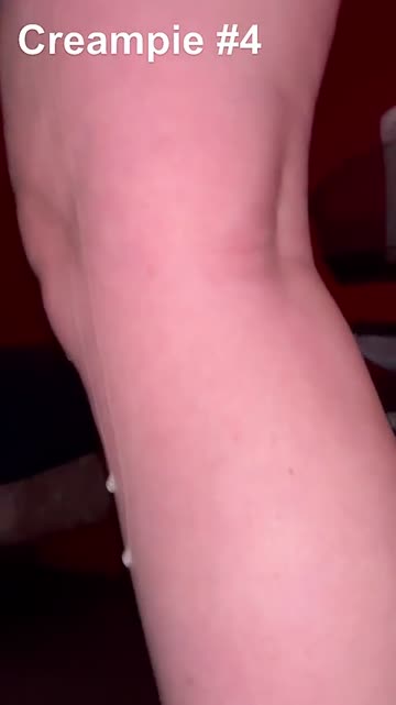 boyfriend films massive creampie dripping down my leg at the gloryhole