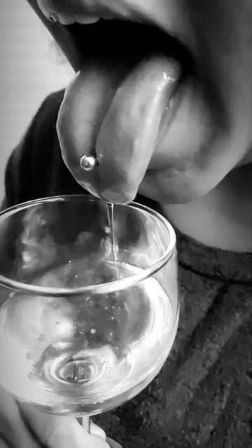 friend of mine who let's me drink from her wonderful mouth!