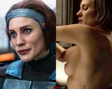 katee sakhoff. bo-katan both in voice and live action....