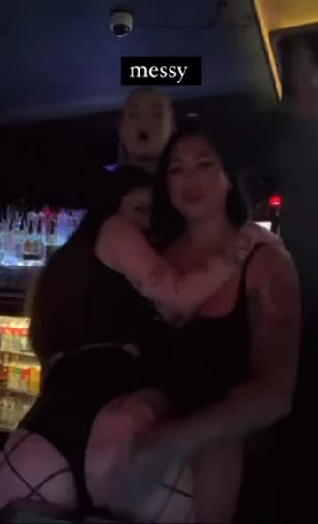 girls having fun at the club