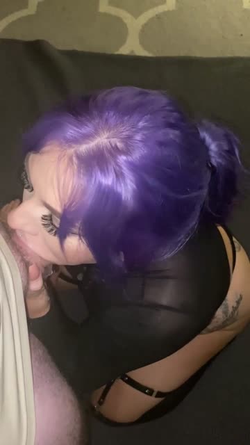 doing my best to deepthroat this thick cock