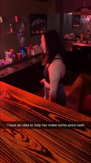 bartending wasn't making enough money for your girlfriend.