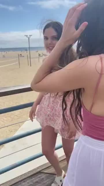 beach exhibitionism exhibitionist hairy pussy lesbian lesbians public pussy eating pussy licking porn gif