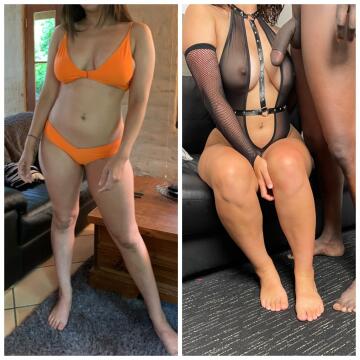 shoots with hubby pre-reddit vs now