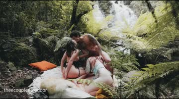 what's the best place you ever had a threesome? this is ours😍