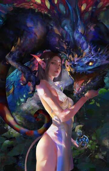 faerie dragon by amber ye (2019)