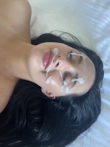 all over my face!