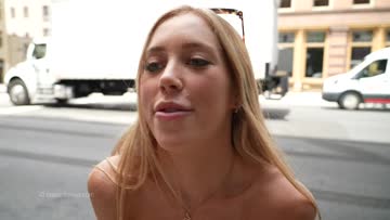 shan spent the day in the city with her boobs out