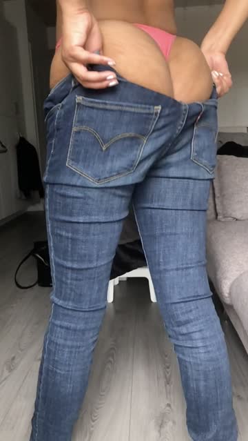 it’s hard to find jeans that fit my ass and my waist