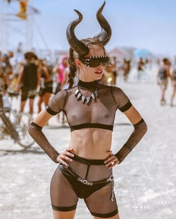 devil at burning man