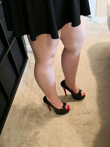 some new heels came today! black & red!