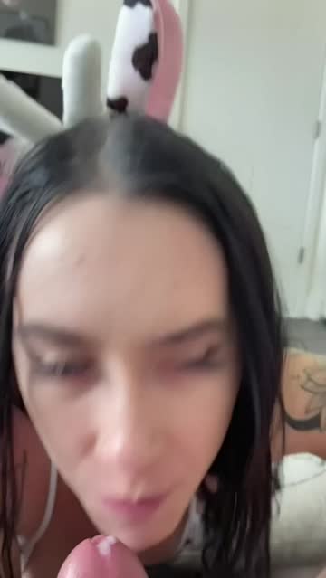 i made sure she got a taste too