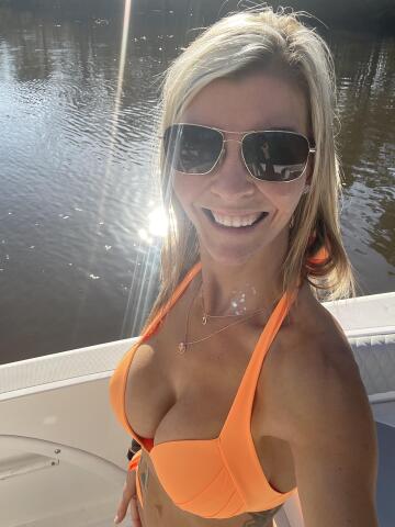 finally hit the water today! 39 and loving the sun!