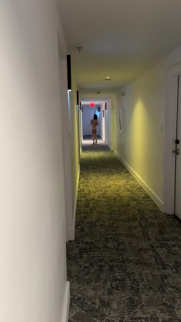 dared to run down my hotel hallway naked! [f]