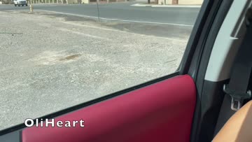 dared to masturbate in the car [f]