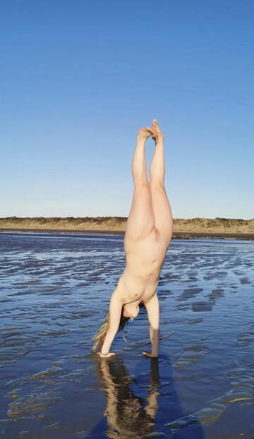 anybody else like doing naked handstands on a public beach or is it just me?